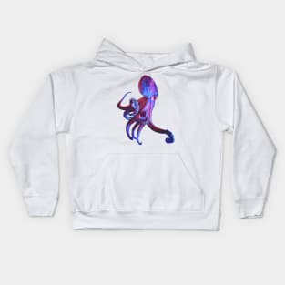 Electric blue octopus. Beautiful sea creature, Highly intelligent and beautiful too Kids Hoodie